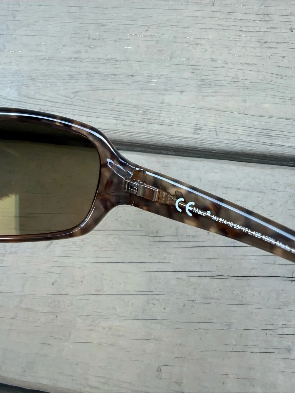 Maui Jim Pearl City Tortoise Frame Sunglasses